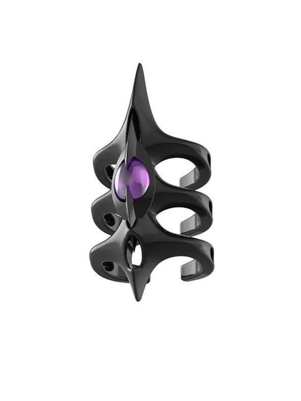 Galaxy Statement Ring in Gunmetal